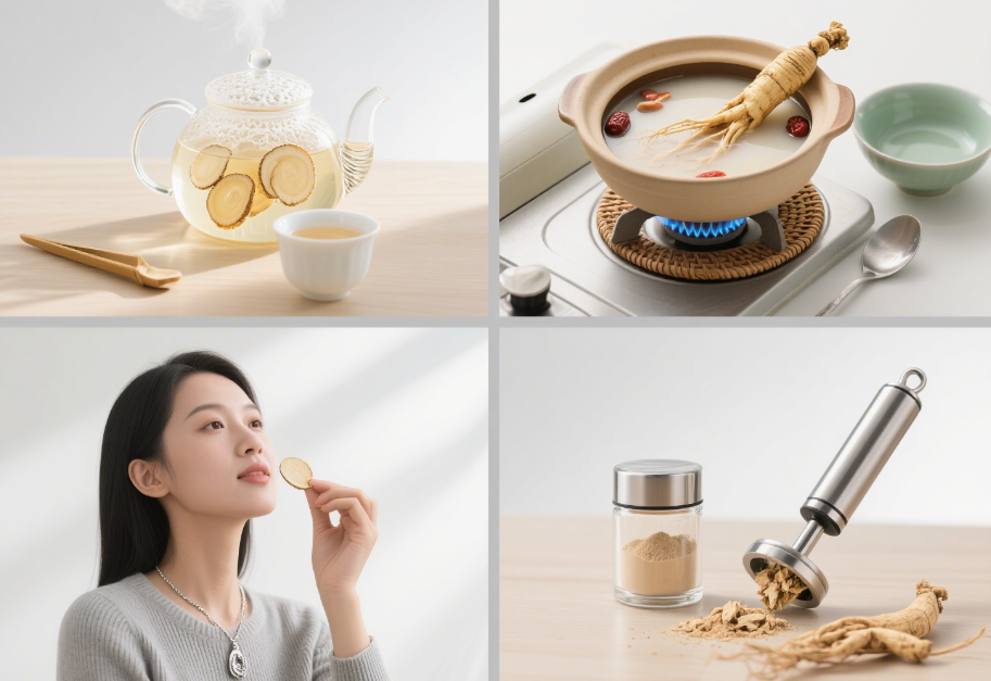 How should ginseng be combined with other foods?-CBM GINSENG