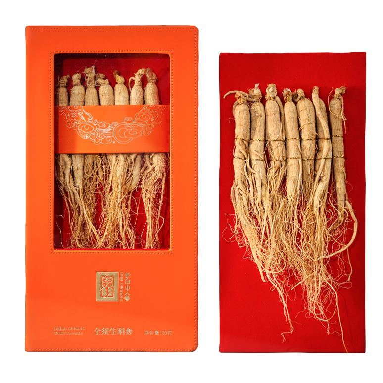 Premium Whole Sun-Dried Ginseng, 50g (Gift Box) - Changbai Mountain Ginseng-CBM GINSENG