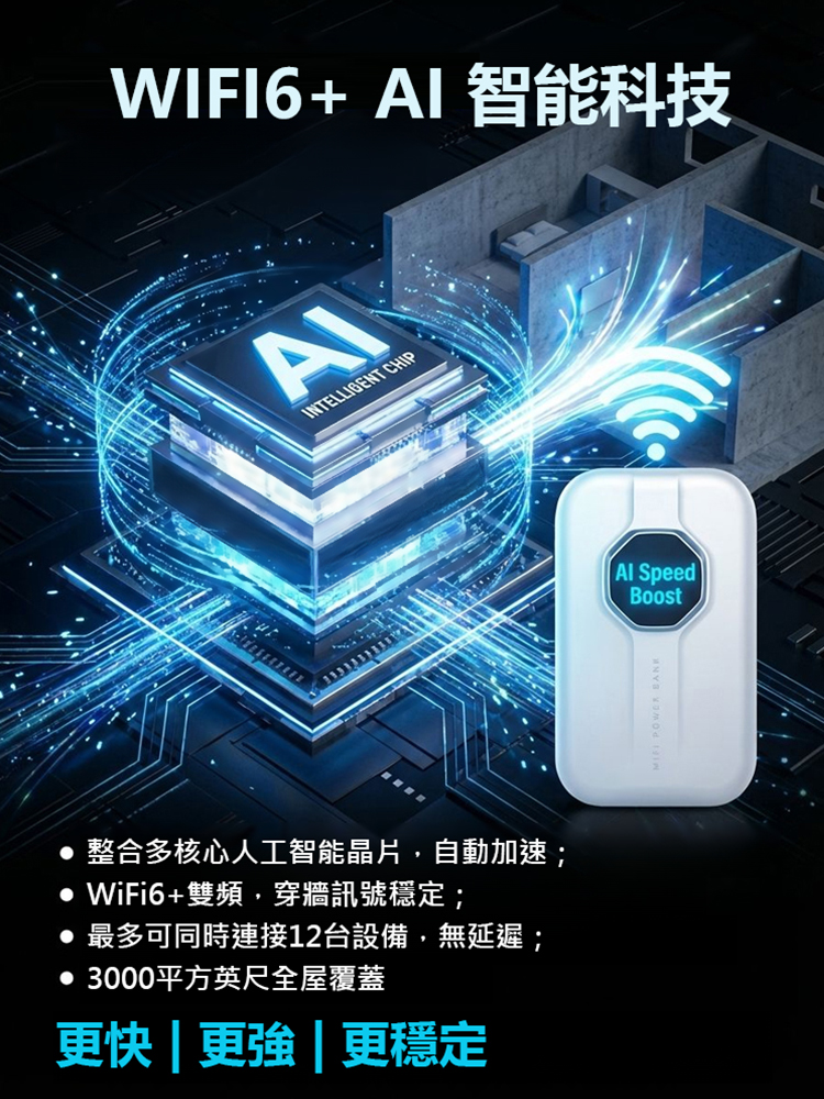 【全球覆蓋，終身免費】無界隨身wifi