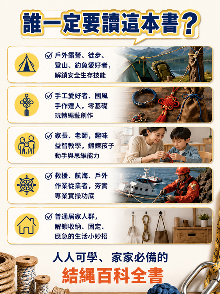結繩實用技巧指南書籍