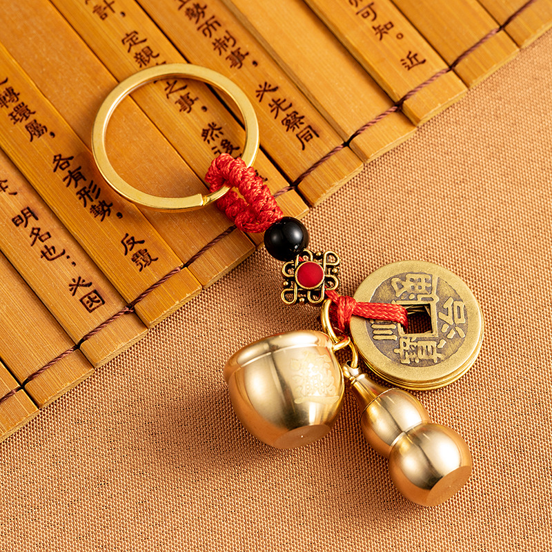 百福缸隨身藥盒鑰匙扣