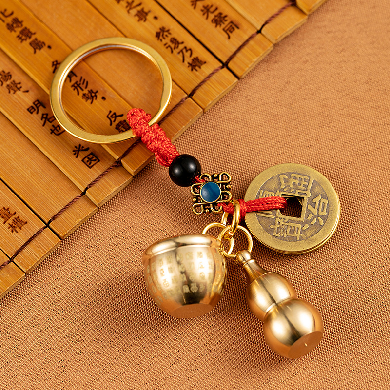 百福缸隨身藥盒鑰匙扣