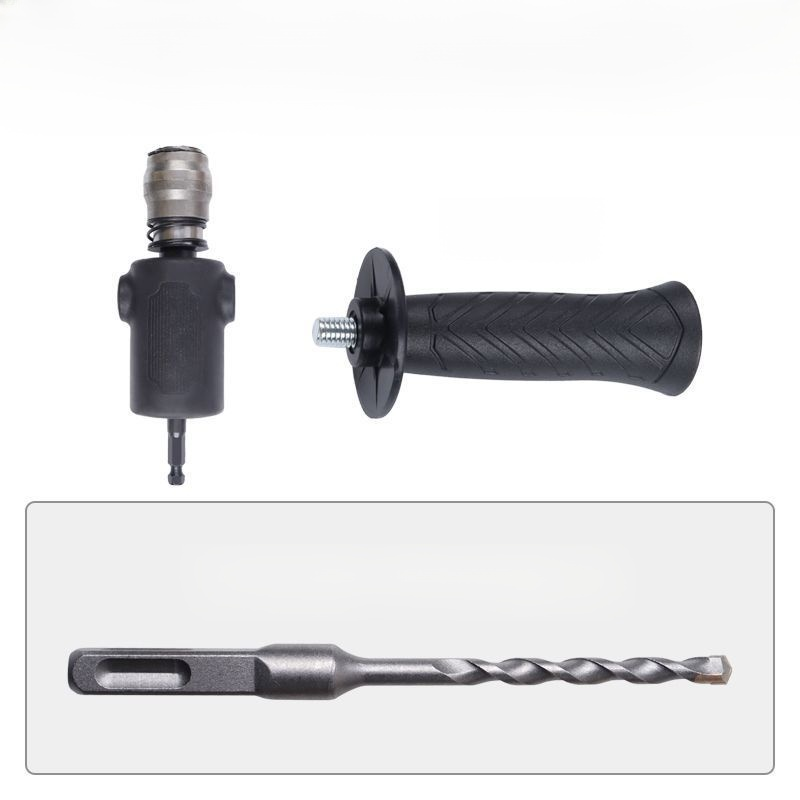 電鎚轉換頭，一機搞定多種鑽孔需求