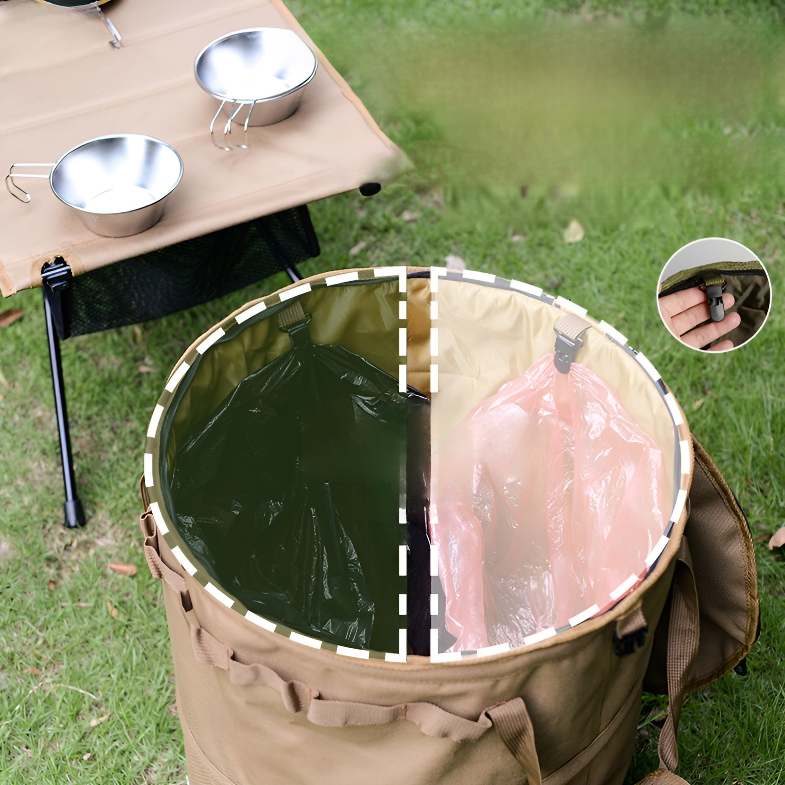 戶外露營折疊垃圾桶