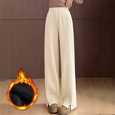 秋冬加絨高腰女褲