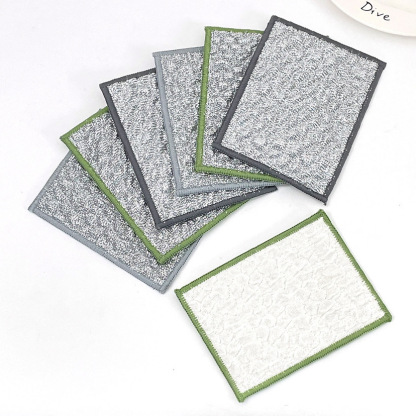 銀絲棉紗雙層加厚不易沾油刷碗神器