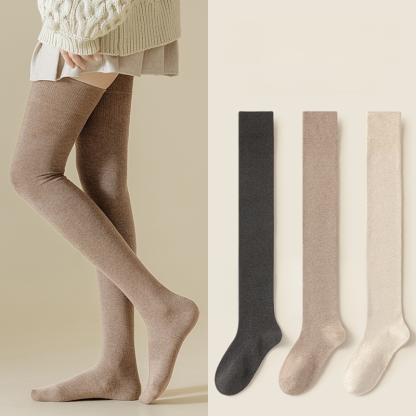 【告別老寒腿】長筒護膝壓力襪🦵90cm 加長筒高，全覆蓋膝蓋及腿部易受寒部位，針對性改善 “老寒腿”，冬季無需額外穿秋褲