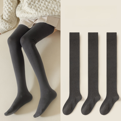 【告別老寒腿】長筒護膝壓力襪🦵90cm 加長筒高，全覆蓋膝蓋及腿部易受寒部位，針對性改善 “老寒腿”，冬季無需額外穿秋褲