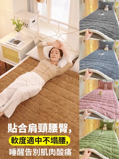 【一鋪升溫】加厚保暖牛奶絨床蓋🔥32℃鎖溫一整夜，可與 5 件羽絨服