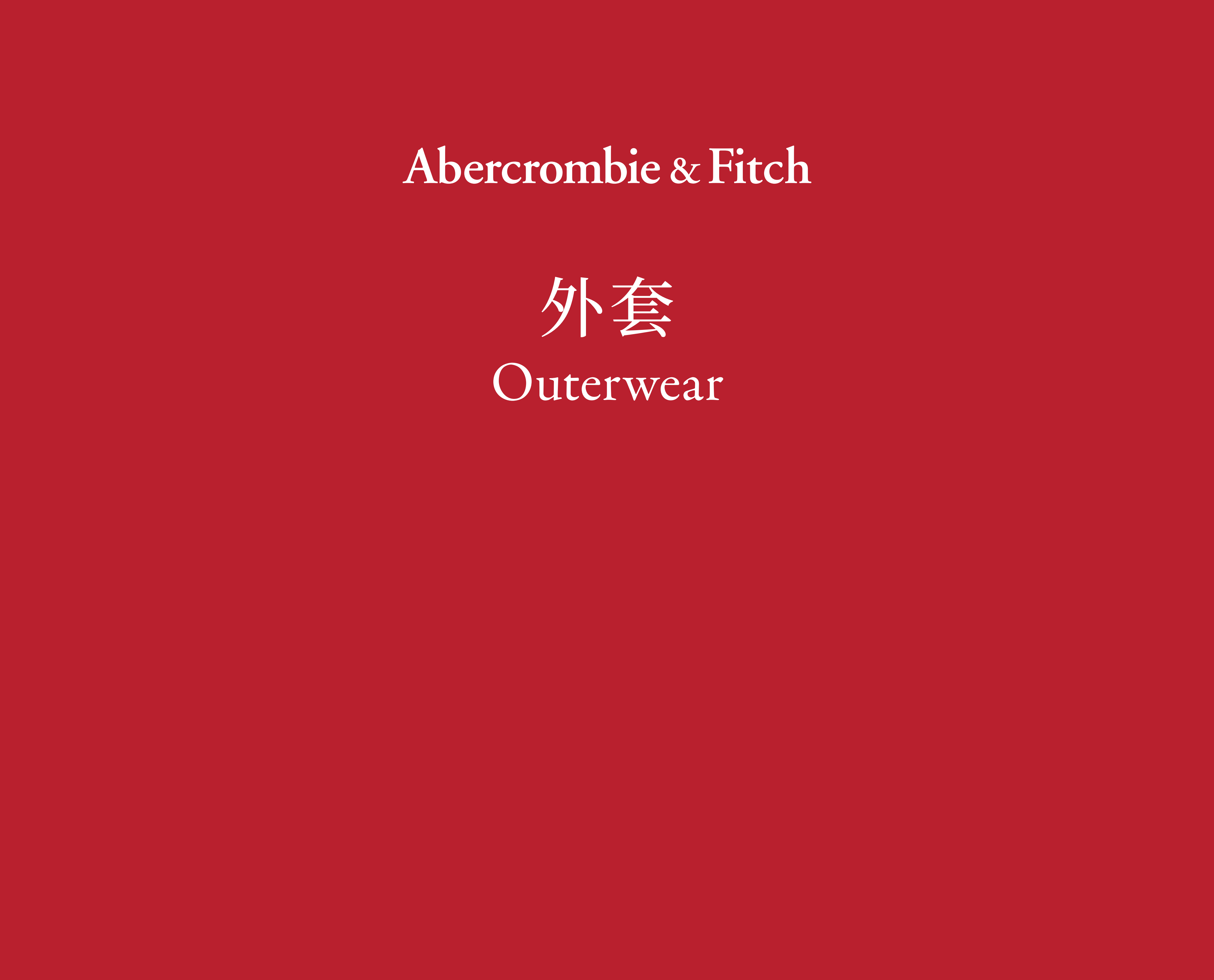 Outerwear外套-Outlet Only