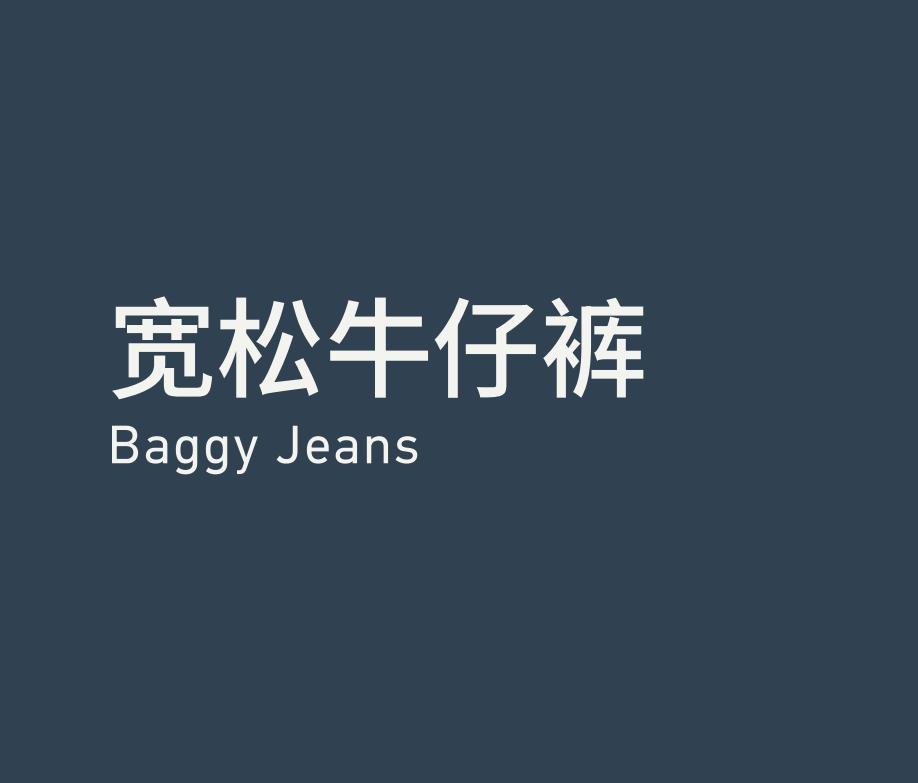 Baggy Jeans 宽松牛仔裤