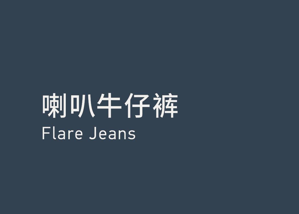 Flare Jeans 喇叭牛仔裤