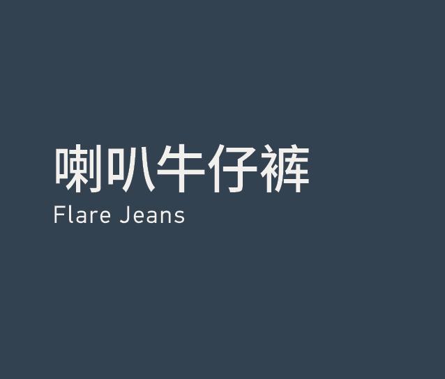 Flare Jeans 喇叭牛仔裤