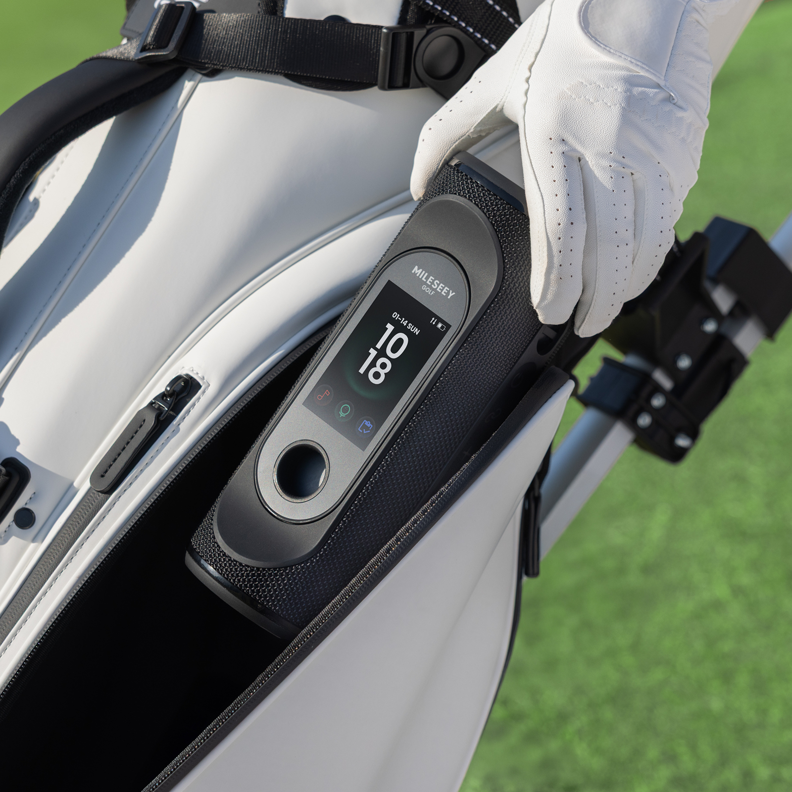 MILESEEY GeneSonic Pro取り外し可能なゴルフGPSスピーカー