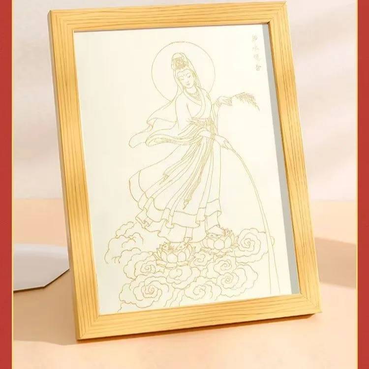 描金 32 尊像臨摹畫冊