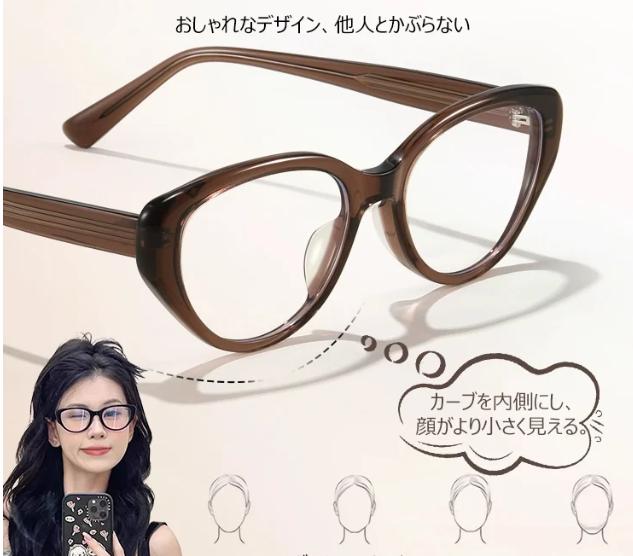 ブルーライト防止老眼鏡