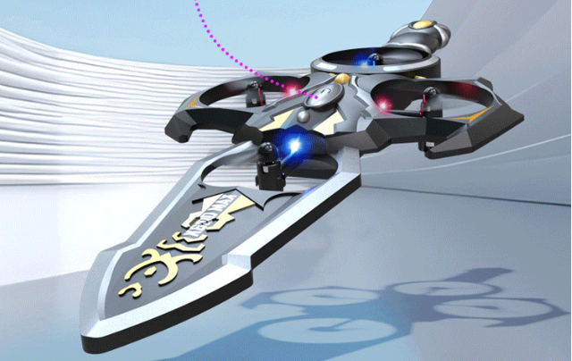 リモコン飛行機の剣