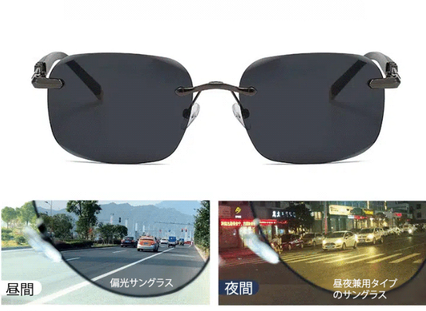 偏光サングラス