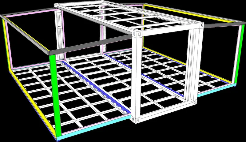 10ft Expandable Modular Container Home