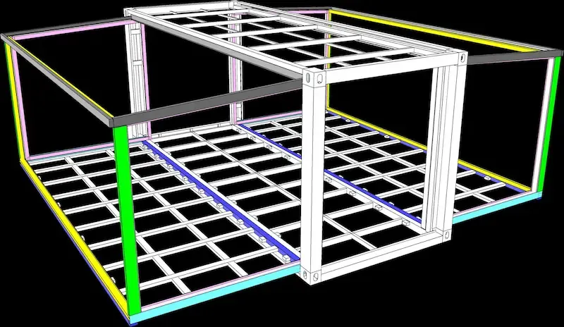 10ft Expandable Modular Container Home