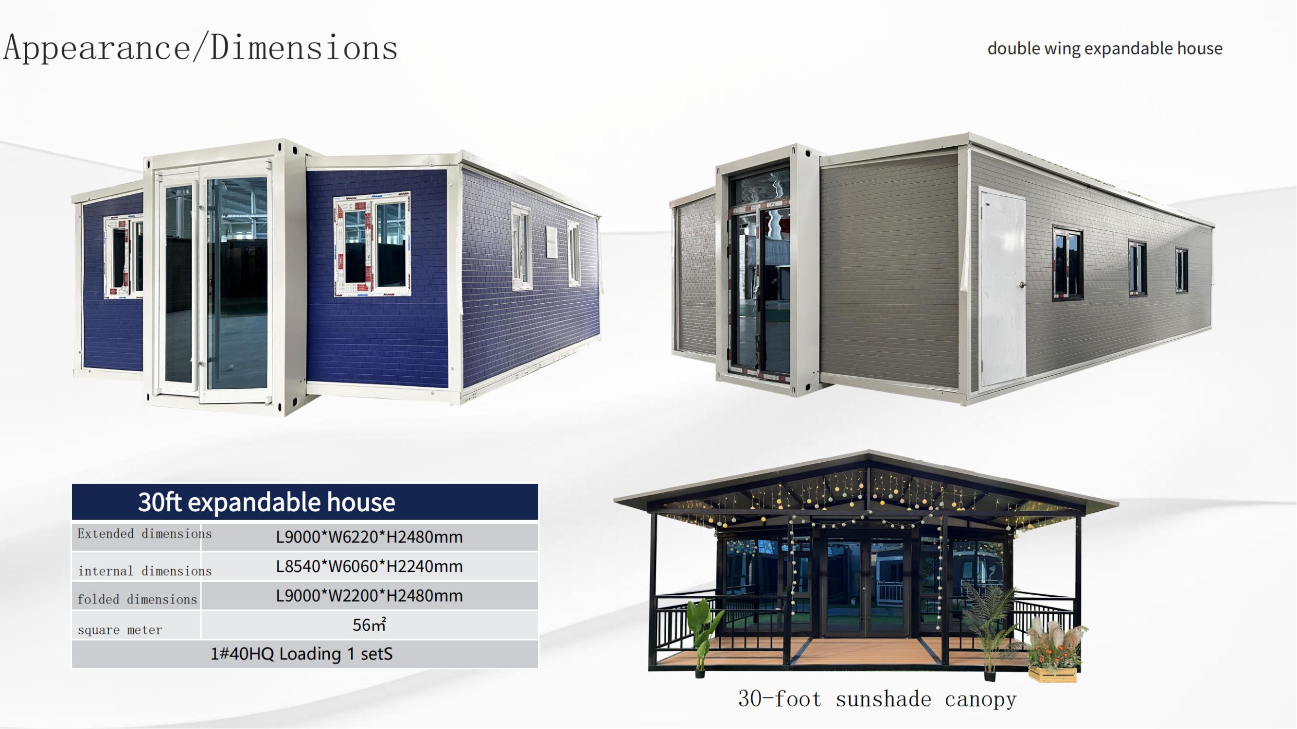 Pantrick 30FT high end  Expandable container house -pantrick.com