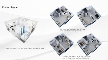 20 FT high end  Expandable container house -pantrick.com