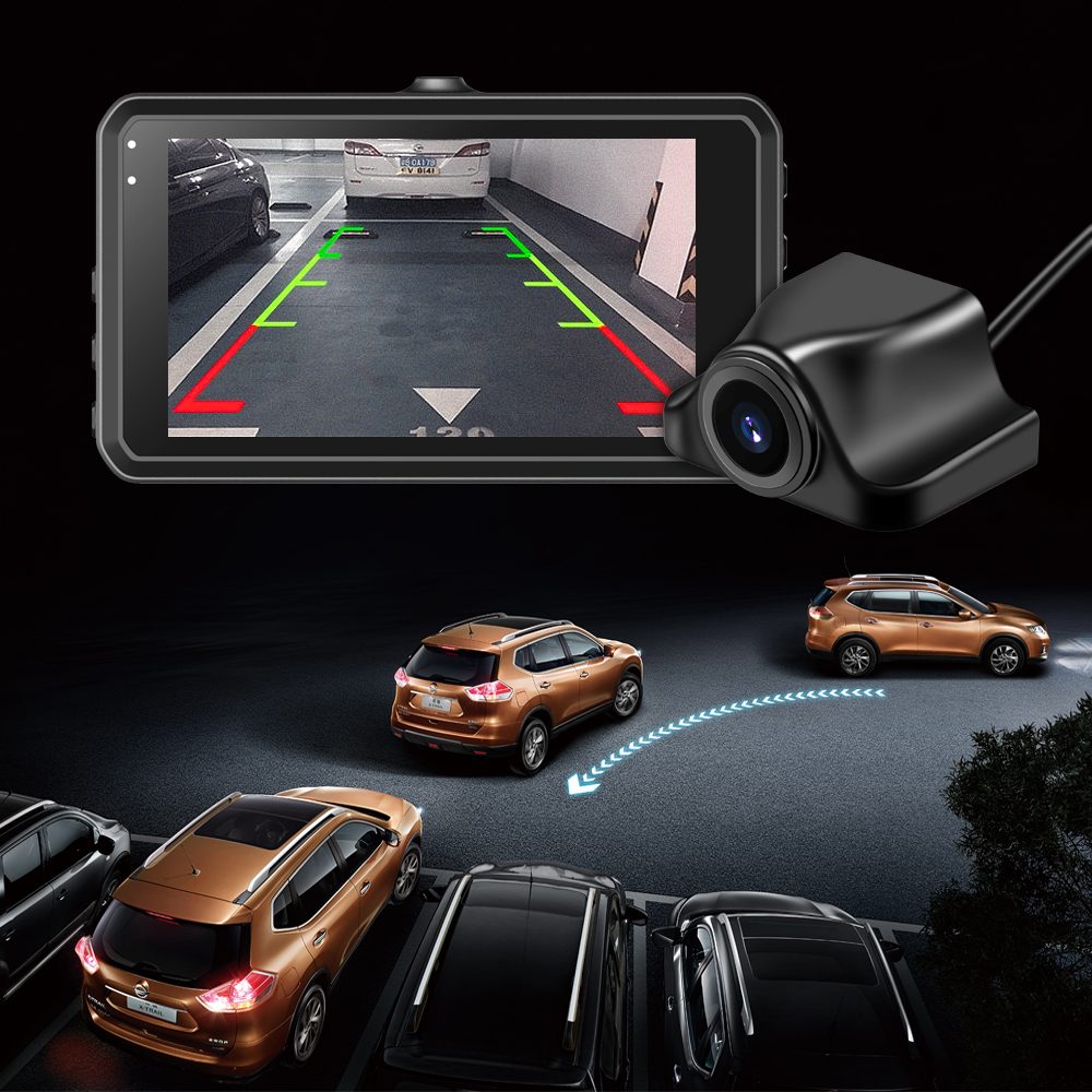 4K Full HD Smart Dash Cam (Front and Rear)