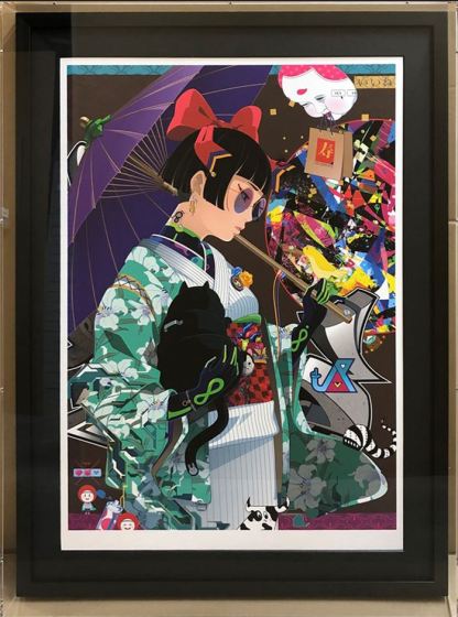 ⭐预售⭐日本視覺插畫藝術家 MITSUME- 線條的速度與色彩的衝擊 潮流插畫《関心と無視と何か》、《愛と憎と何か》等限量版画