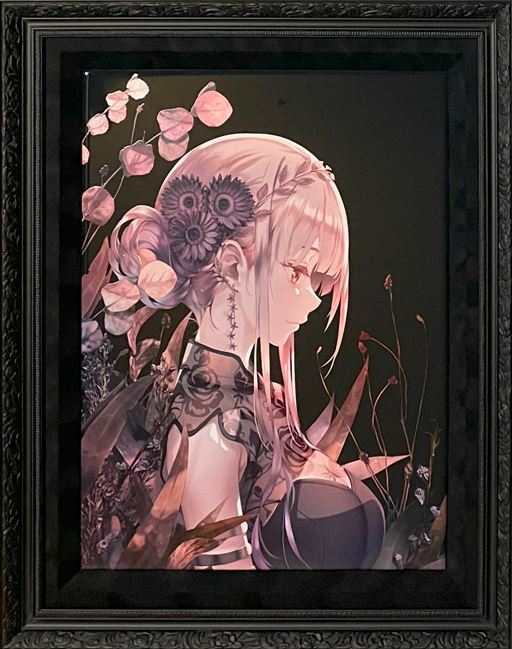 ⭐预售⭐深崎暮人-【2025年3月新作版画】《枯レ乙女-ME 黑 / 红》