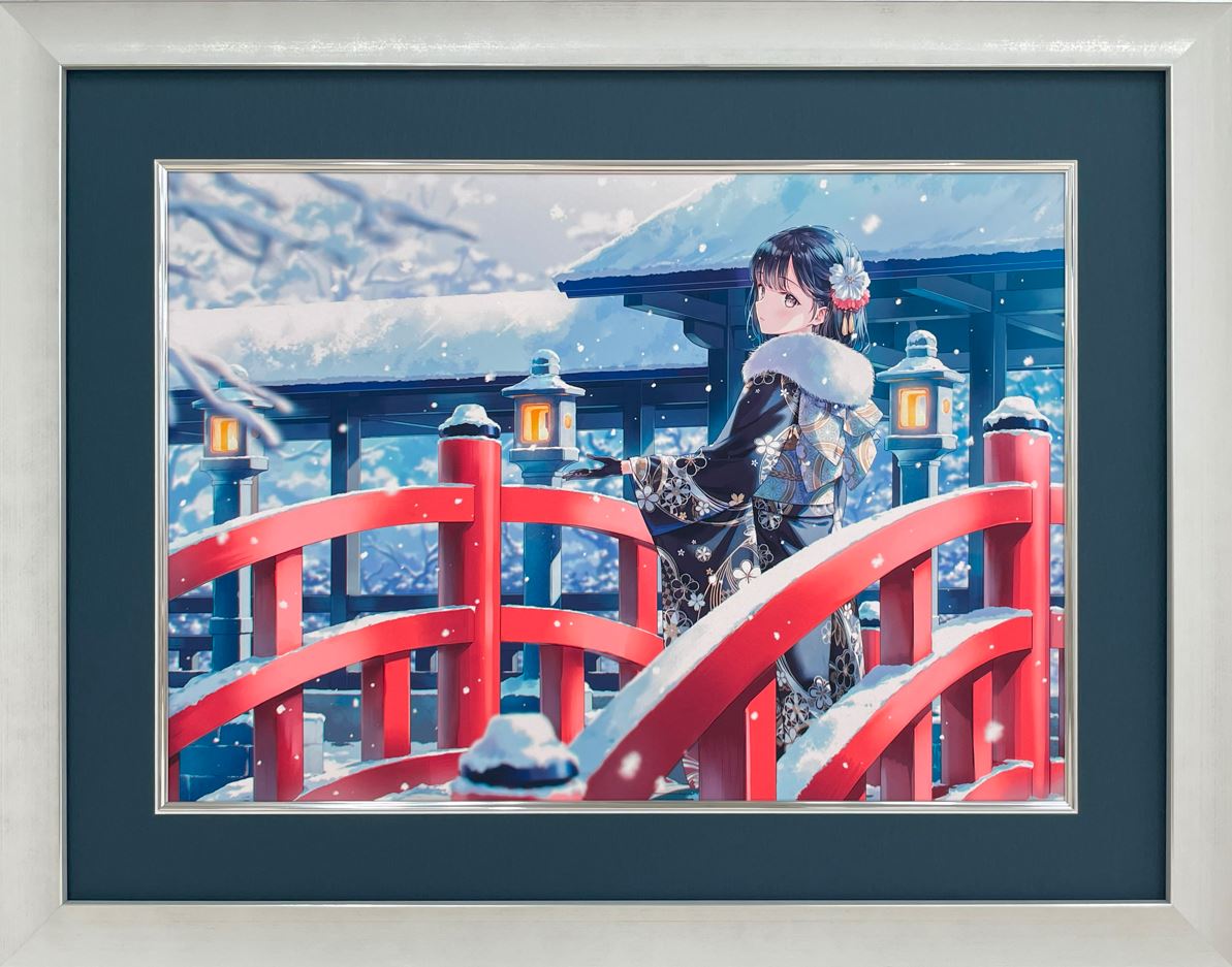 ⭐预售⭐Hiten -【25年9月上新】承载着「和」×「冬」的意境版画《雪景色》