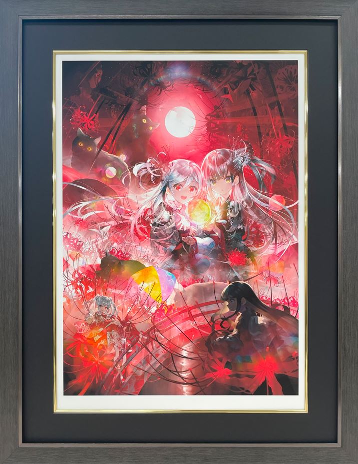 ⭐预售⭐以打造初音未来形象而闻名的大师KEI - 《緋華》 多版本版画