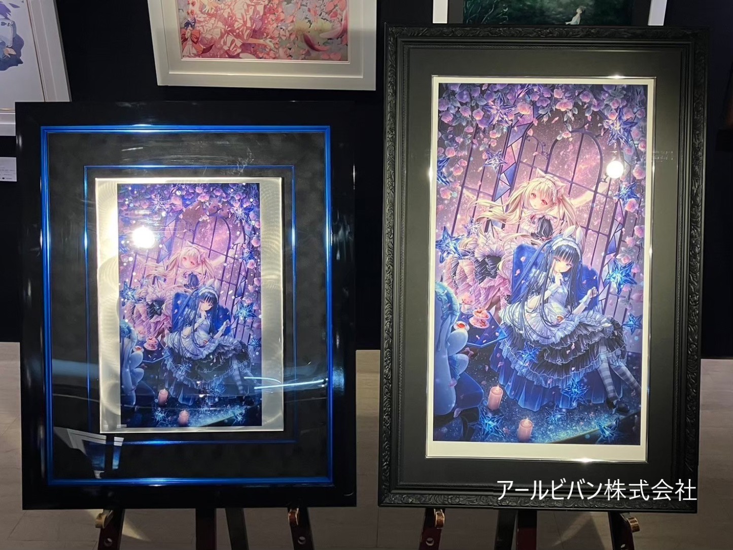 ⭐预购⭐【2024年9月新作】てぃんくる版画-《La caffetteria Coniglietto》 青/赤 各2款
