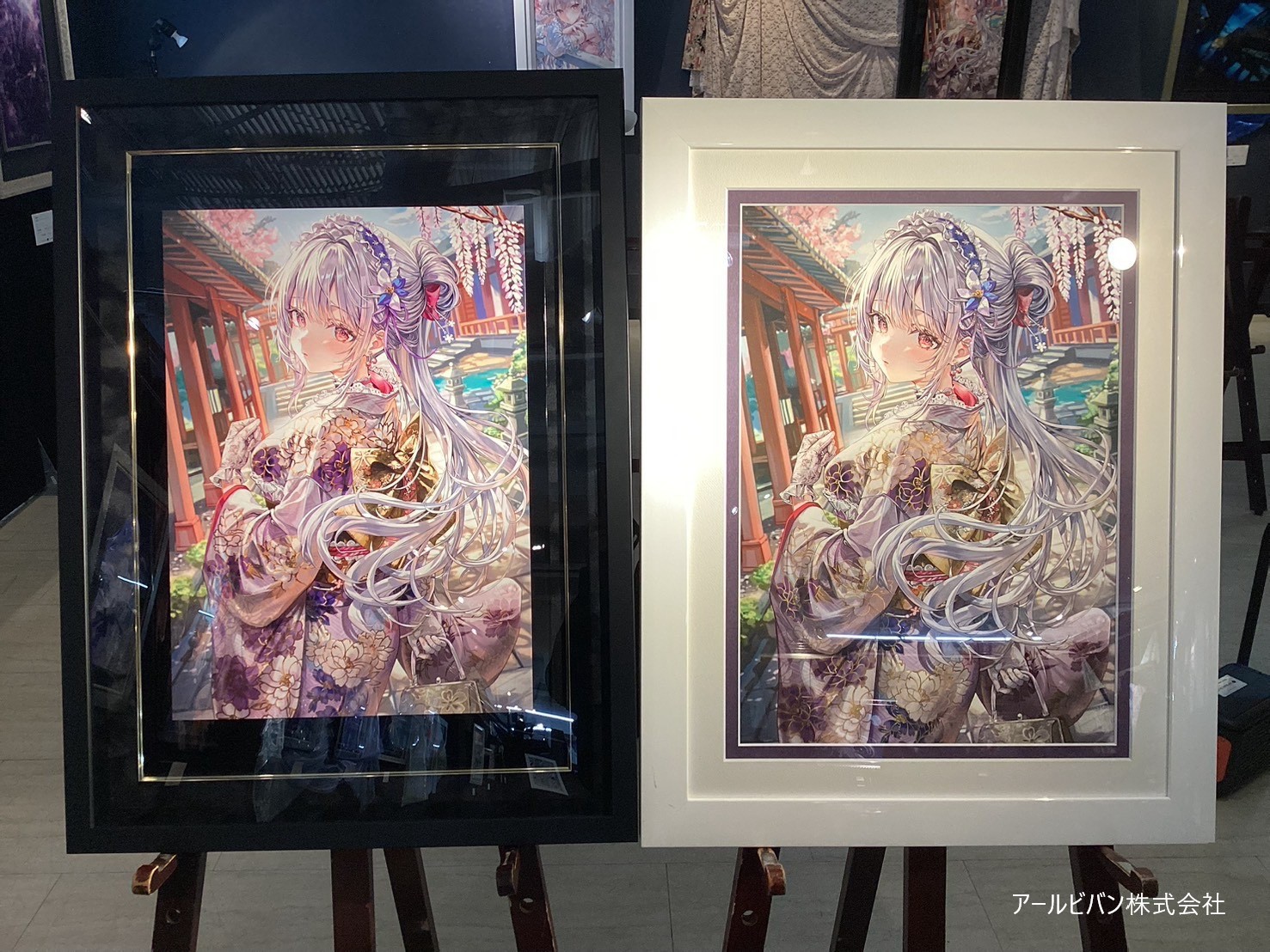 ⭐预售⭐ももこ- 看板娘ひよりちゃん櫻花和服主题版画《春爛漫》多版本