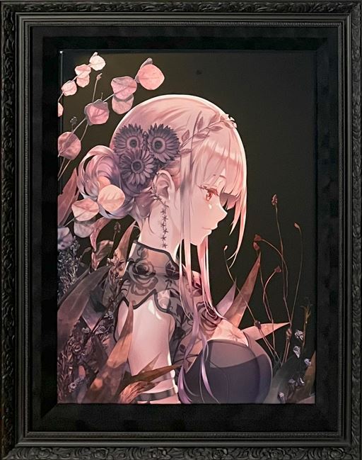 ⭐预售⭐深崎暮人-【2025年3月新作版画】《枯レ乙女-ME 黑/ 红》 – ART