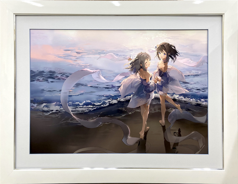 ⭐预购⭐韩国著名插画师Anmi 极致透明感限量版画-《海で会おう