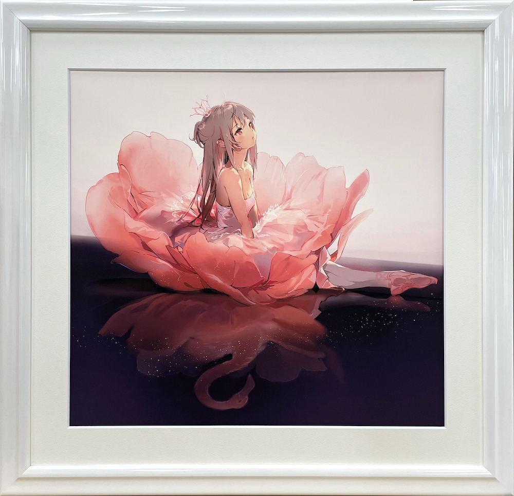 アールビバン 版画 Anmi ME版 夢見るフラミンゴ ミクスドメディア m39292855819_1.jpg?1761500998