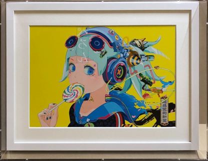 ⭐预售⭐日本視覺插畫藝術家 MITSUME- 線條的速度與色彩的衝擊 潮流插畫《関心と無視と何か》、《愛と憎と何か》等限量版画