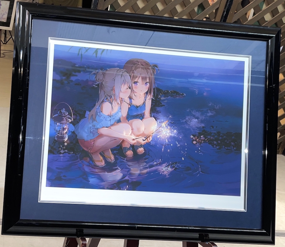 ⭐预购⭐韩国著名插画师Anmi 极致透明感限量版画-《海で会おう