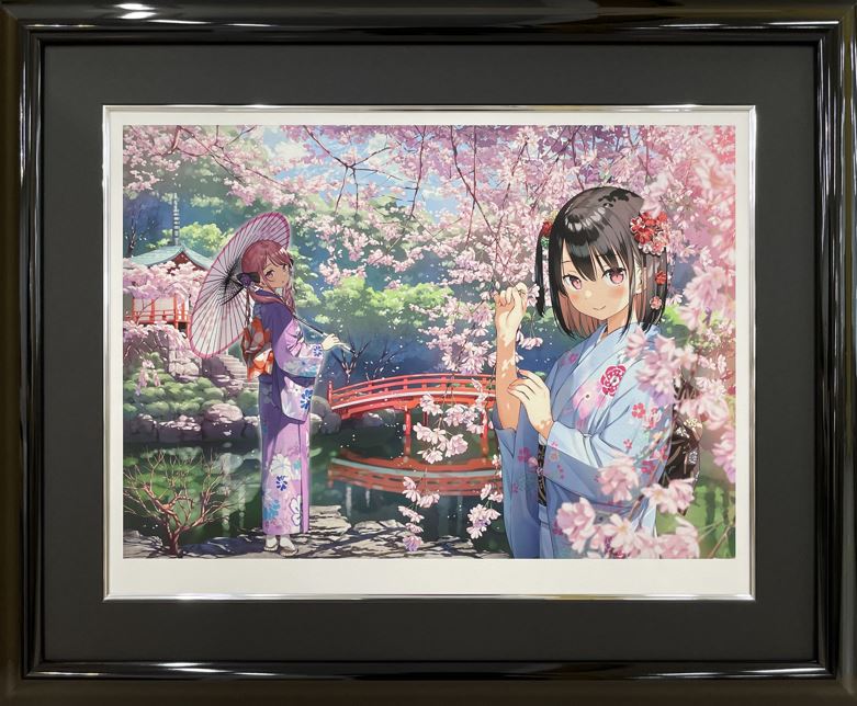 ⭐预售⭐カントク-超人气看板娘KURUMI & SHIZUKU 版画《花の時》一次心动旅行！3版本
