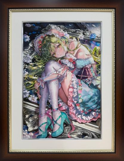 ⭐预售⭐ももこ-【2026年3月新作】看板娘縁ちゃん 版画《 DREAM WITHIN A LOCKED CANVAS》多版本