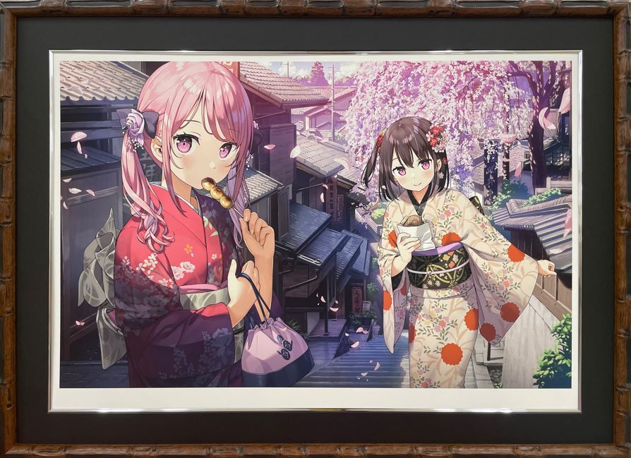 ⭐预售⭐カントク-超人气看板娘KURUMI & SHIZUKU 版画《花めぐり》一次心动旅行!3版本