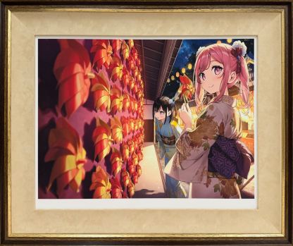 ⭐Pre-sale⭐KANTOKU (カントク) - Kurumi & Shizuku in Yukata Limited-Edition Art Prints "Yoi Matsuri"