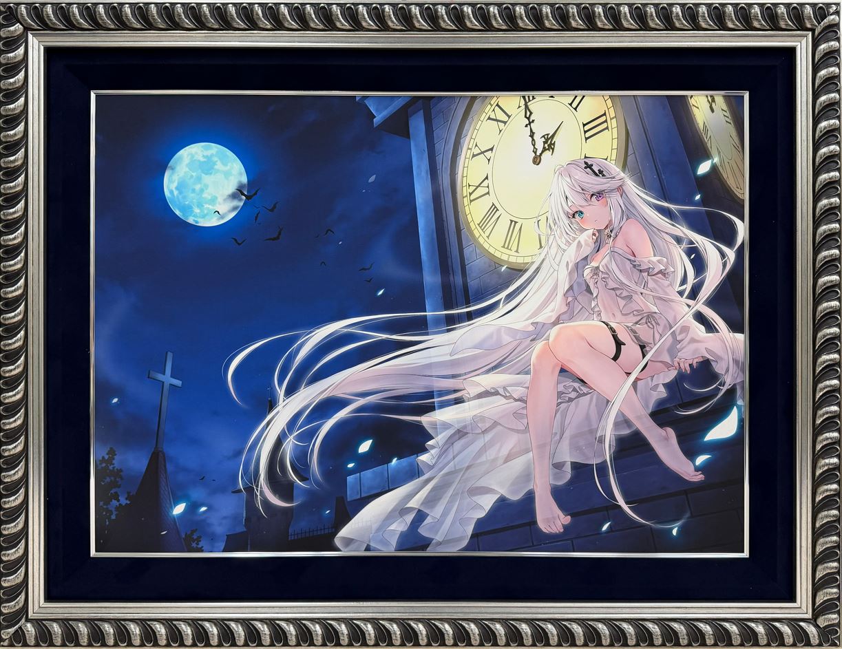 ⭐预售⭐カカオ・ランタン - 看板娘Ghost酱《THE GHOST CLOCK TOWER》多版本版画