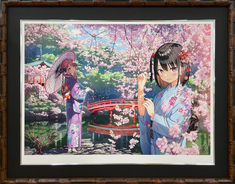 ⭐预售⭐カントク-超人气看板娘KURUMI & SHIZUKU 版画《花の時》一次心动旅行！3版本