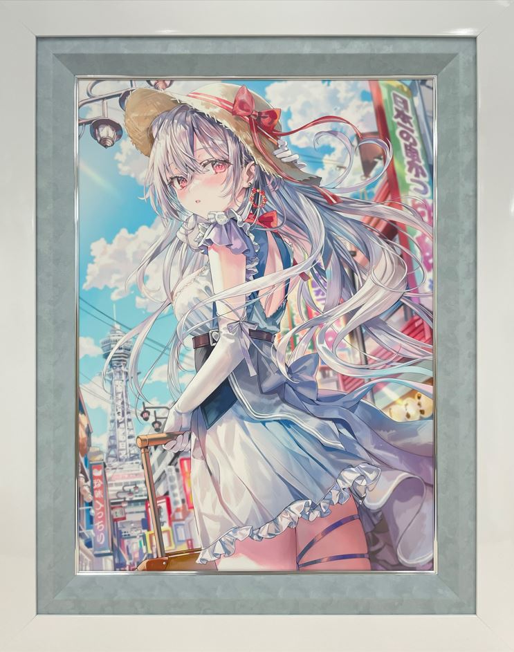 ⭐预售⭐ももこ-2025年6月新作版画《HIYORI@OSAKA》与Hiyori一起漫步大阪蓝天下~