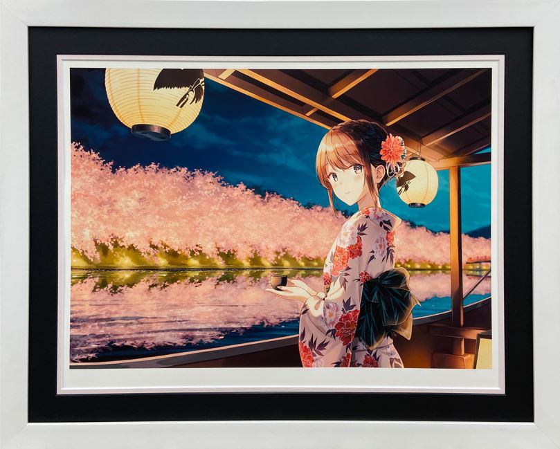 ⭐预购⭐Hiten版画-《桜色舟遊》