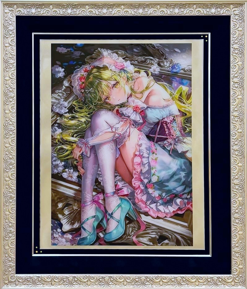 ⭐预售⭐ももこ-【2026年3月新作】看板娘縁ちゃん 版画《 DREAM WITHIN A LOCKED CANVAS》多版本