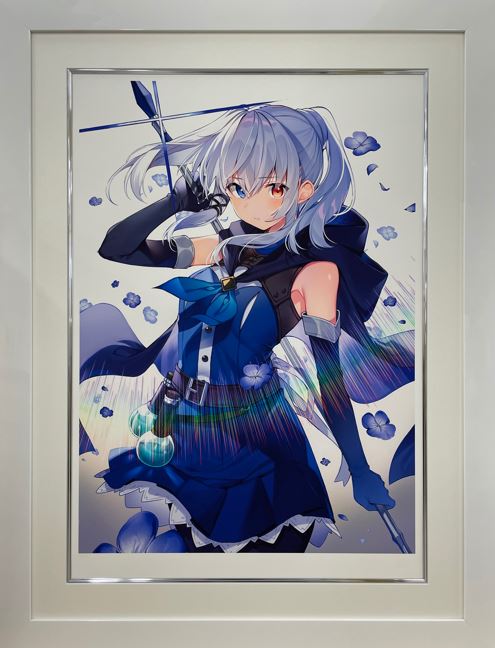 三嶋くろね先生　版画「Sacred Night」 ⭐预售⭐三嶋くろね白发教团系列-《Twin Ace》、《静かな夜に