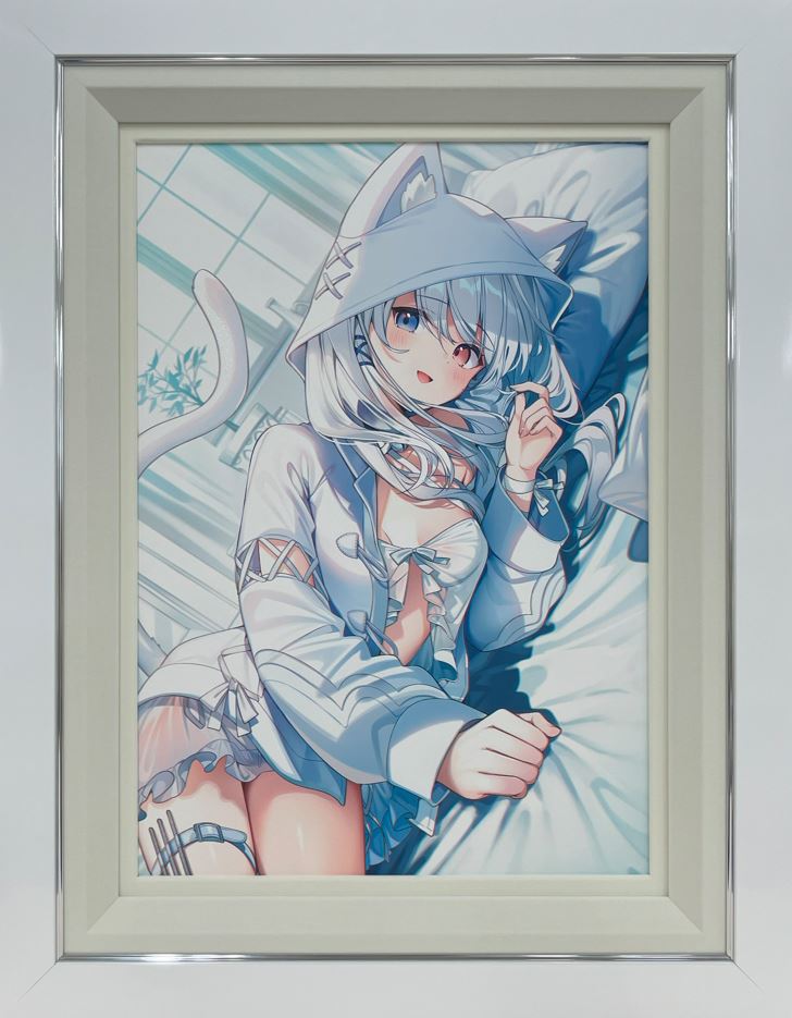 三嶋くろね 版画 「Rainy Blue」 【最終値下げ】 三嶋くろね 版画