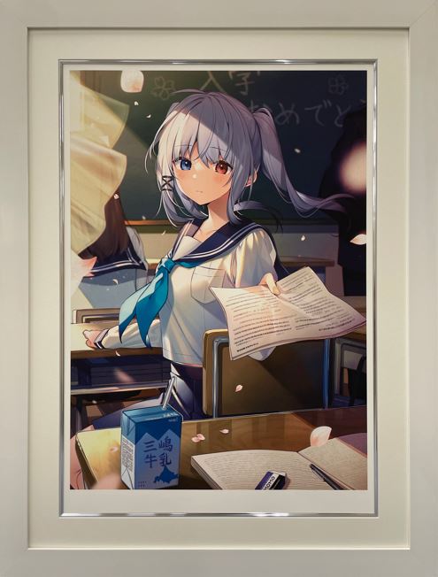 ⭐预购⭐三嶋くろね-人气原创系列《白焔之大剑士》安谢尔&夏尔等多款版画